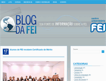 Tablet Screenshot of blogdafei.com.br